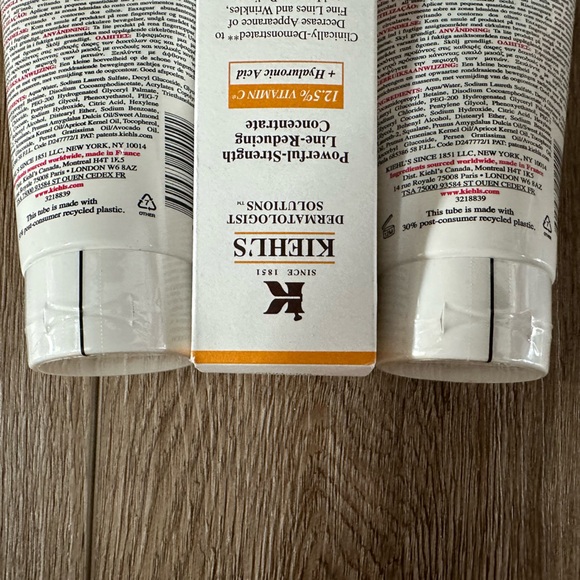 Kiehl’s ultra facial cleanser x2, 12.5% Vit C - Self Care Lot New/Unused! - Picture 7 of 11